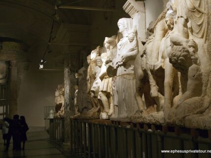 Sculptures in the Ephesus Museum - Private Ephesus Tours from Kusadasi