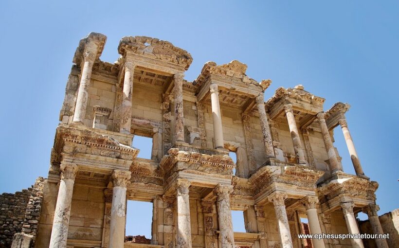The Celsus Library From The Ephesus Bible Study Tour - Private Ephesus Tours