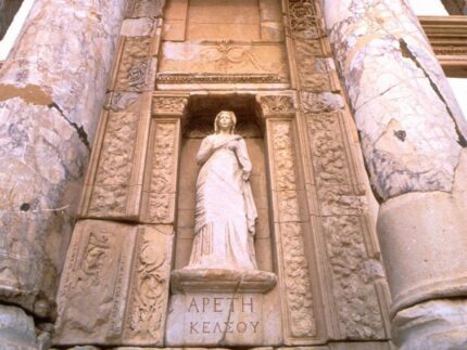 The Sculpture Of The Virgin Mary -From The Our Of The Ephesus - Museum - House Of Virgin Mary With Lunch