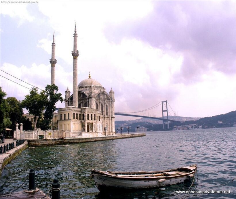 Grand Mecidiye Mosque and the Bosphorus Bridge