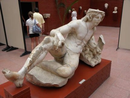 A sculpture of the Ephesus & Ephesus Museum - Private Ephesus Tours