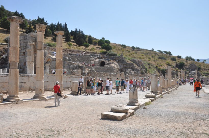 The marble street of the Ephesus